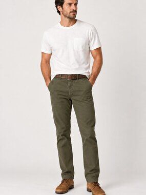 Buck Mason Omaha Flyweight Hbt Maverick Chinos in Grassland NWT